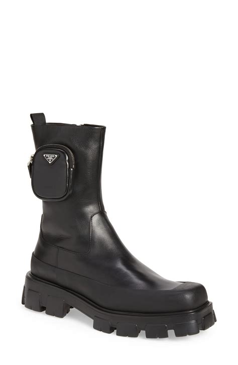 prada monolith lug sole chelsea boot|Prada Moonlith Brushed Leather Chelsea Boots .